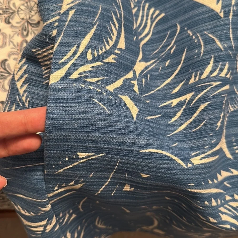 Tory Burch Palm Leaf Shift Dress W/ Pockets